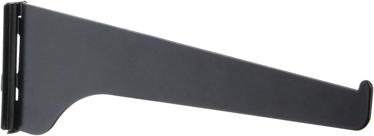Draagsteun Plank - Steunbeugel Muur - Planken Ophangen - Boutloze Montage - 32 cm - Zwart