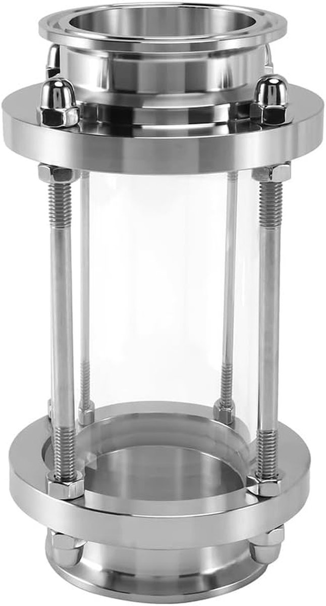 Kijkglas Stroomindicator - Vloeistofmeter Inspectie - Proces Monitoring - 360 Graden Zicht - 1.5 Inch - Metaal