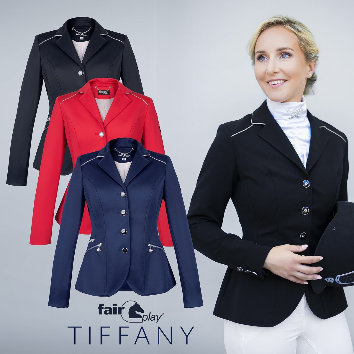 Fair Play Tiffany Wedstrijdjasje - Navy - 46