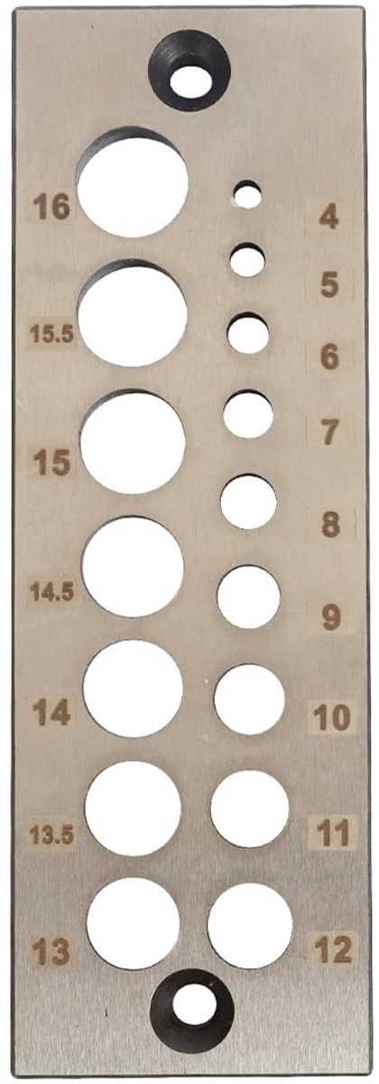 Houtbewerking Gereedschap - Houten Pen Maker - Praktische Houtbewerking - Precisie Staal Board - 152x50x10 mm - Zilver