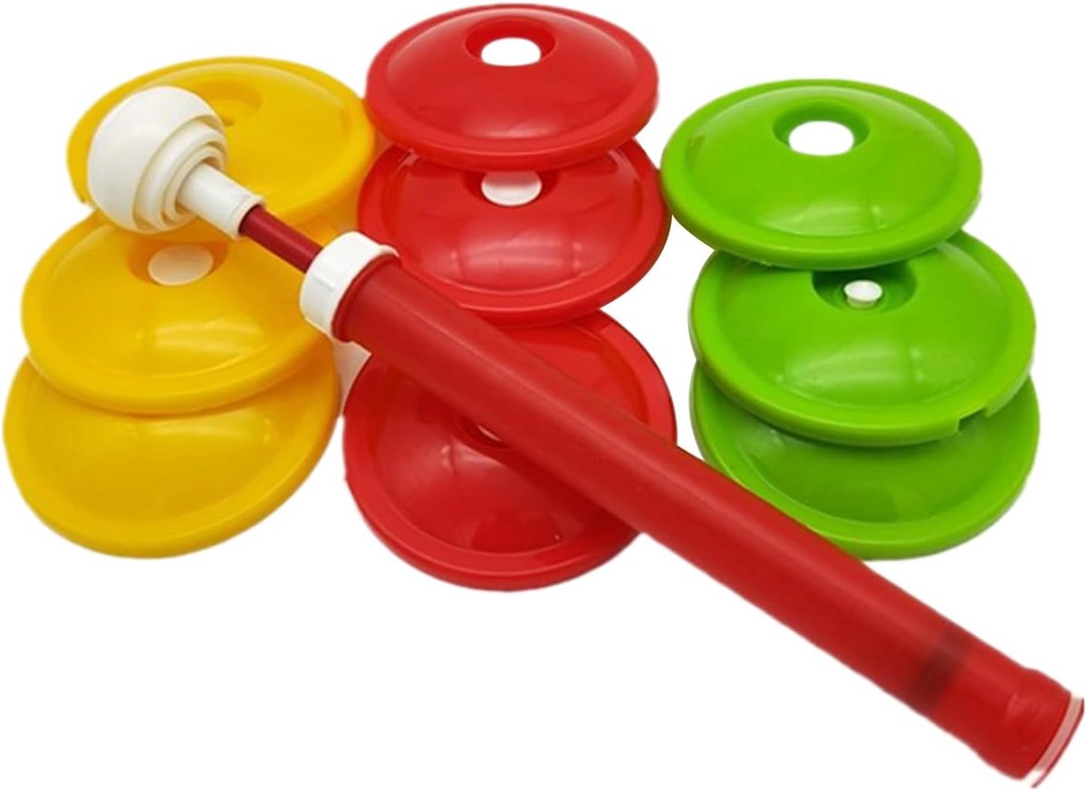 Glazen Vacuüm Sealer Vacuüm Pompset Voedsel Bewaren Herbruikbare Deksel 9 Deksel 1 Pomp Wit
