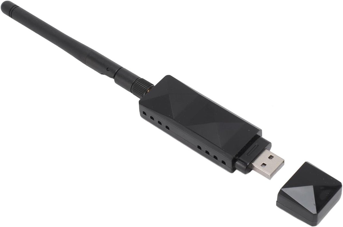 Draadloze Wifi Adapter - Netwerkkaart USB - Snel Internet - Hoge Snelheid 150 Mbps - 2DBI Antenne - Zwart