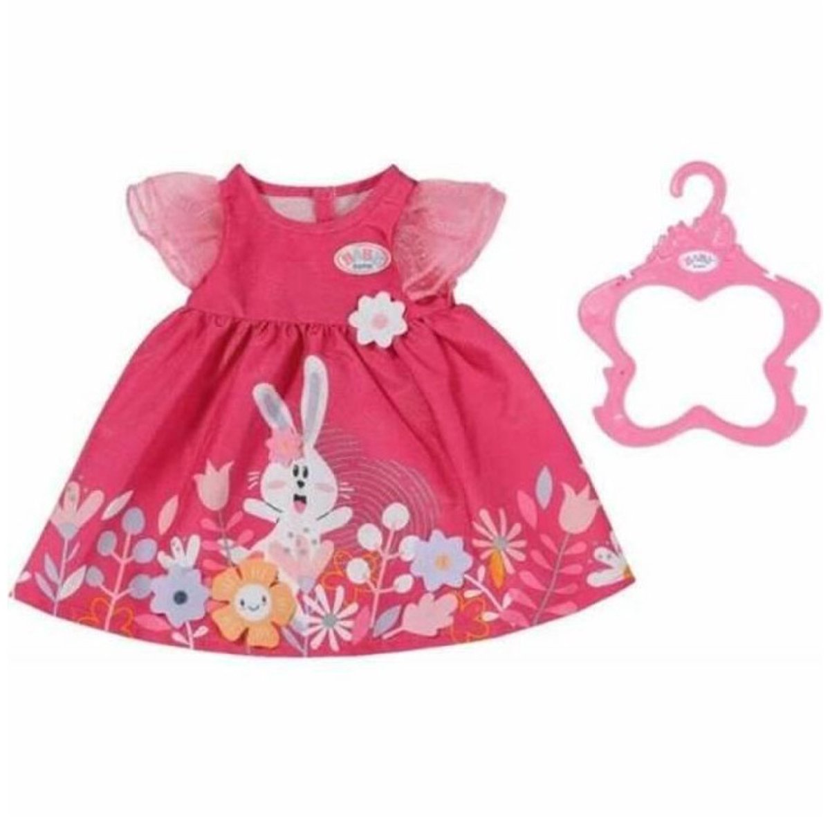 BABY born Bloemenjurk - Poppenkleding 43 cm — afbeelding 3