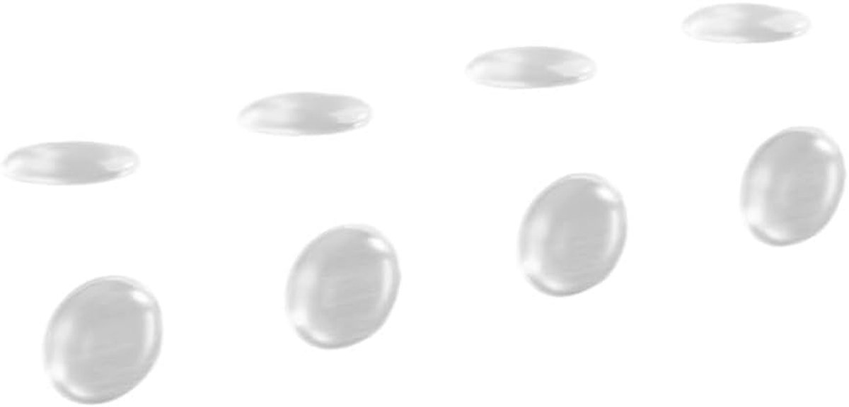 Deurbumperpads - Zachte stops - Schade voorkomen - Schokabsorberend - 50 stuks - Transparant