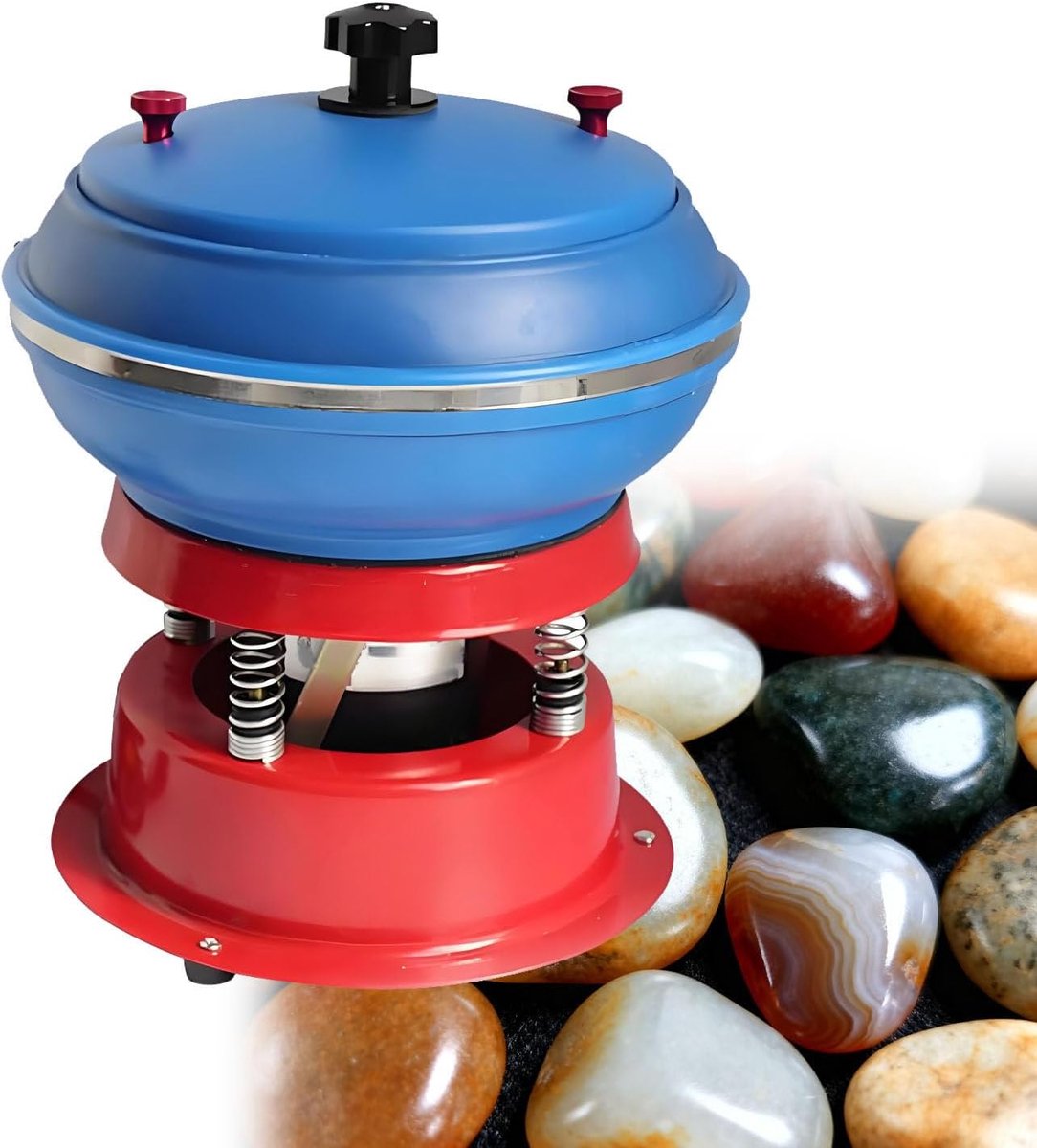 Magnetische Tumbler - Polijstmachine Kom - Sieraden Polijsten - Grote Capaciteit - 3.5L - Grijs