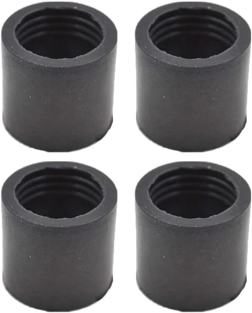Brandstofinlaatspruitstuk Hulzen - Koffer Hulzen - Kettingzaag Onderhoud - Robuust Rubber Materiaal - 4 Stuks - Zwart