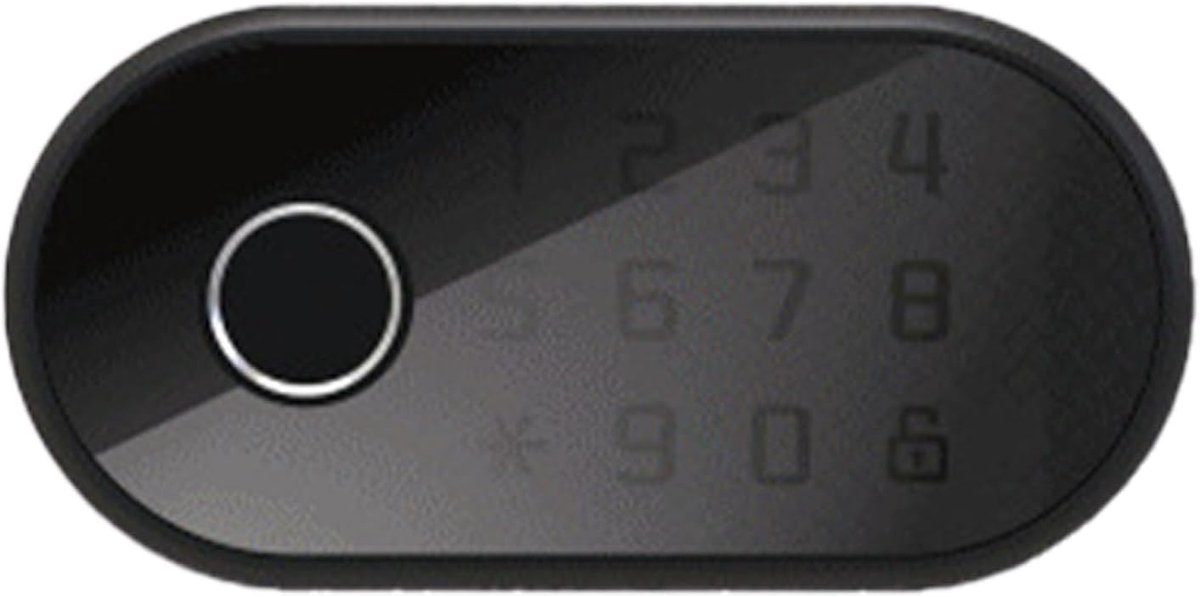 Biometrisch Ladeslot - Elektronisch Kastslot - Lades Beveiligen - Verborgen Display - 13 x 8 x 5 cm - Zwart