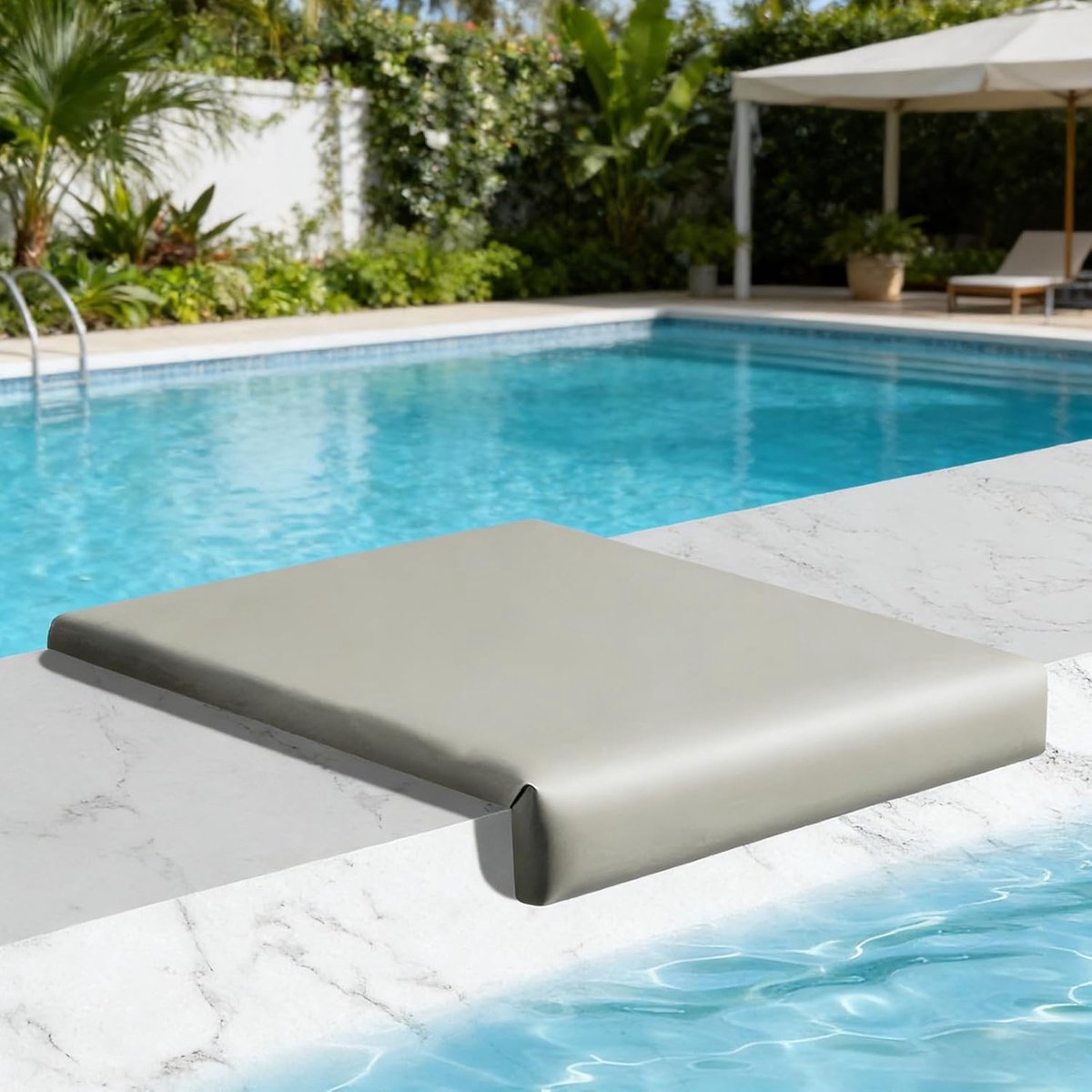 Zitkussens Set - Buitenstoel Mat - Ontspannen Buiten - Antislip Onderkant - 2 stuks 30x30cm - Grijs