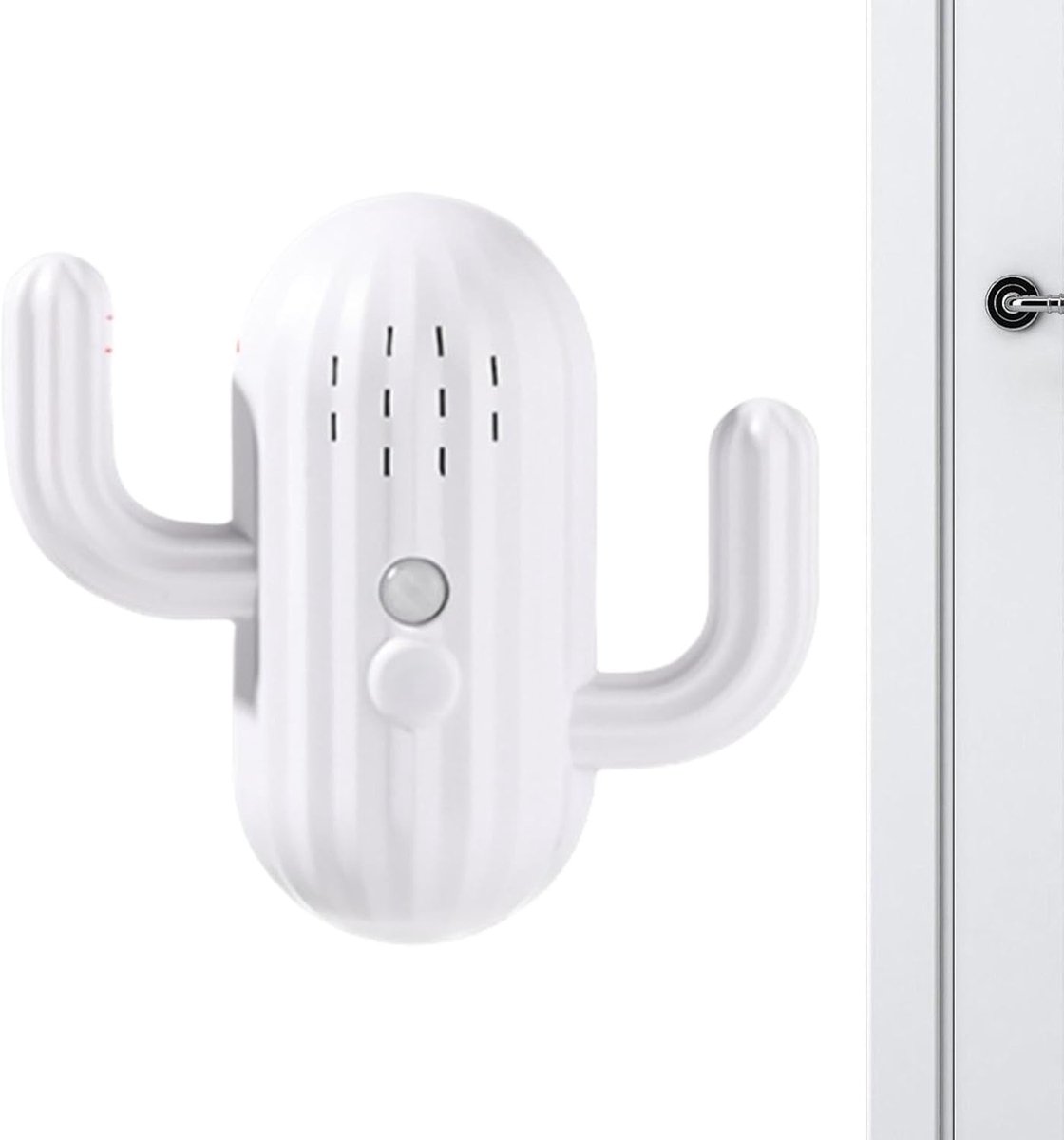 Draadloos Sensoralarm - Bewegingsmelder Alarm - Herinneringen Instellen - Opneembare Spraakberichten - 11 x 10.2 cm - Wit