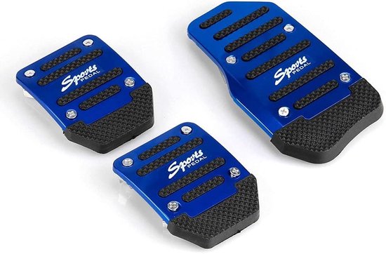 Universele Pedaal Covers - Antislip Pedaal Set - Verbeteren Rijcomfort - Speciaal Antislip Ontwerp - 3 Stuks - Zilver van universele — afbeelding 4