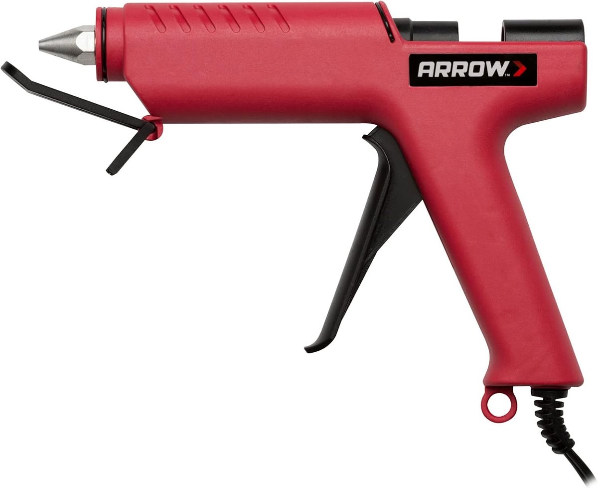 Lijmpistool - Lijmpistool met trigger - Klusprojecten uitvoeren - Ontspanner toevoer - 100 watt - Wit
