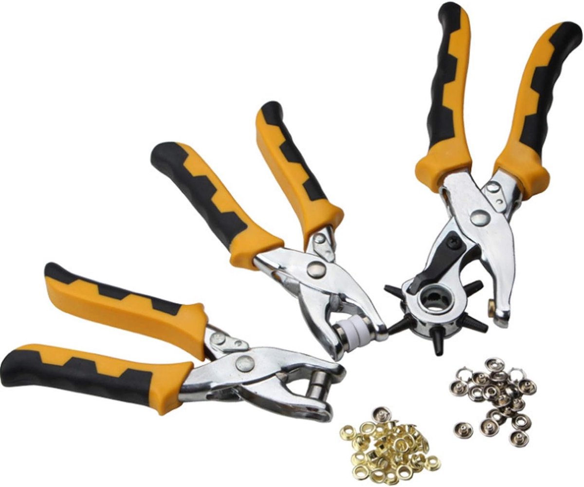 Gereedschap Tangenset - Punch Tang Set - Leer Bewerken - 3-in-1 Functie - 2.5-5mm Punchen - Unicolour
