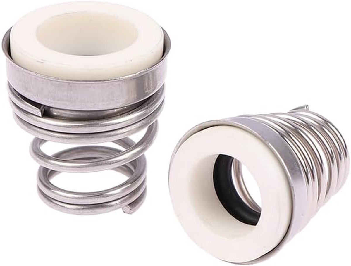 Mechanische Afdichting Waterpomp - Asafdichting Pomp - Lekkage Voorkomen - Enkele Veer Constructie - 12-20mm - Zwart