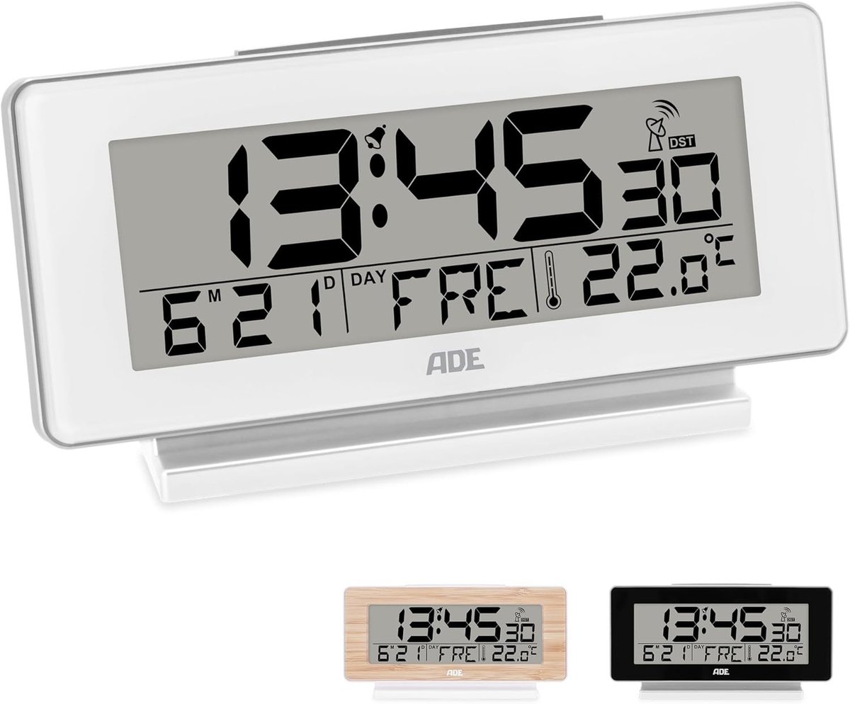 Digitale Wekkerradio - Wit - Groot LCD-display - Temperatuurweergave - Voor Thuis