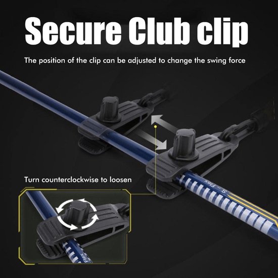 Swing Resistance Bands voor Golf Training - Verbeter uw Golfswing met dit Hulpmiddel voor Trekkoord - Band voor Houdingcorrectie en Golf Swing Oefeningen van Balight — afbeelding 3