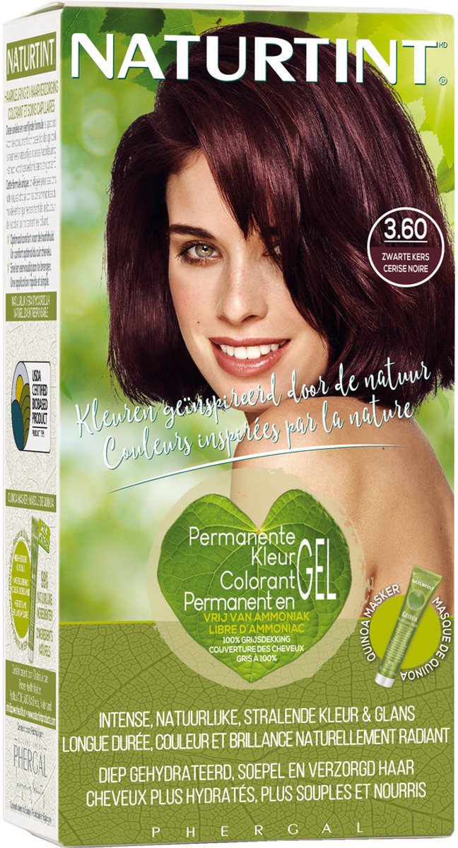Naturtint Haarkleuring 3.60 Zwarte Kers 165ML