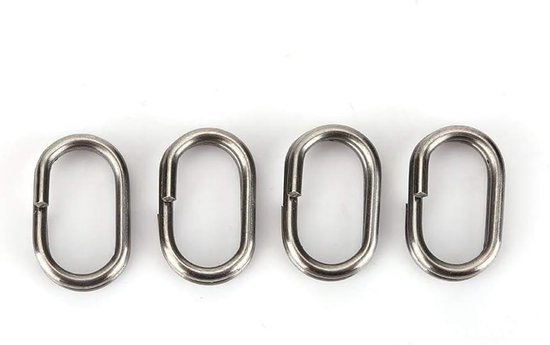 Zeynomax - Roestvrij Staal Splitringen - Swivel Snap Karper Visapparaat - 100 Stuks - Duurzaam en Sterk - Ovaal Visapparaat - Geschikt voor Hengelsp.. van Zeynomax — afbeelding 5