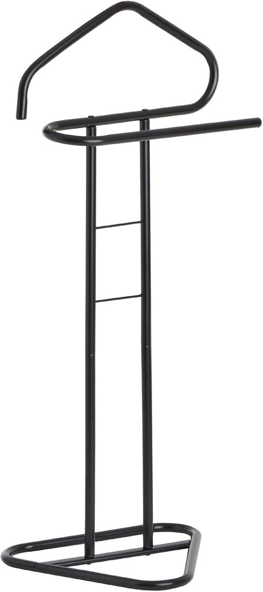 Kledingstandaard - Kleding butler - Kleding opbergen - Stabiele voet - 45 x 110 cm - Zwart