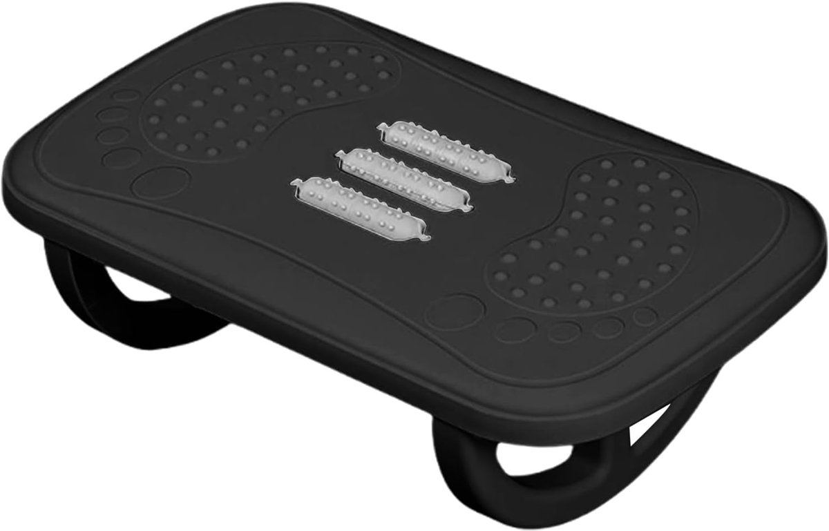 Voetsteun onder bureau - Ergonomische kruk - Beencomfort verbeteren - Verstelbare hoek en hoogte