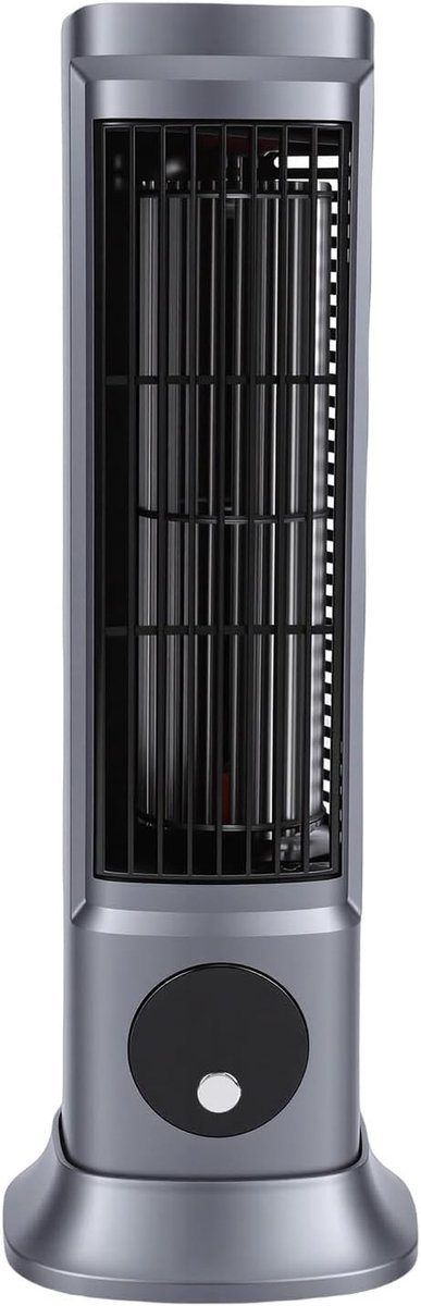 Bladloze Torenventilator - Stille Ventilator - Kamer Koelen - Flexibel Gebruik - 31.5 x 12 x 11 cm - Spacegrijs
