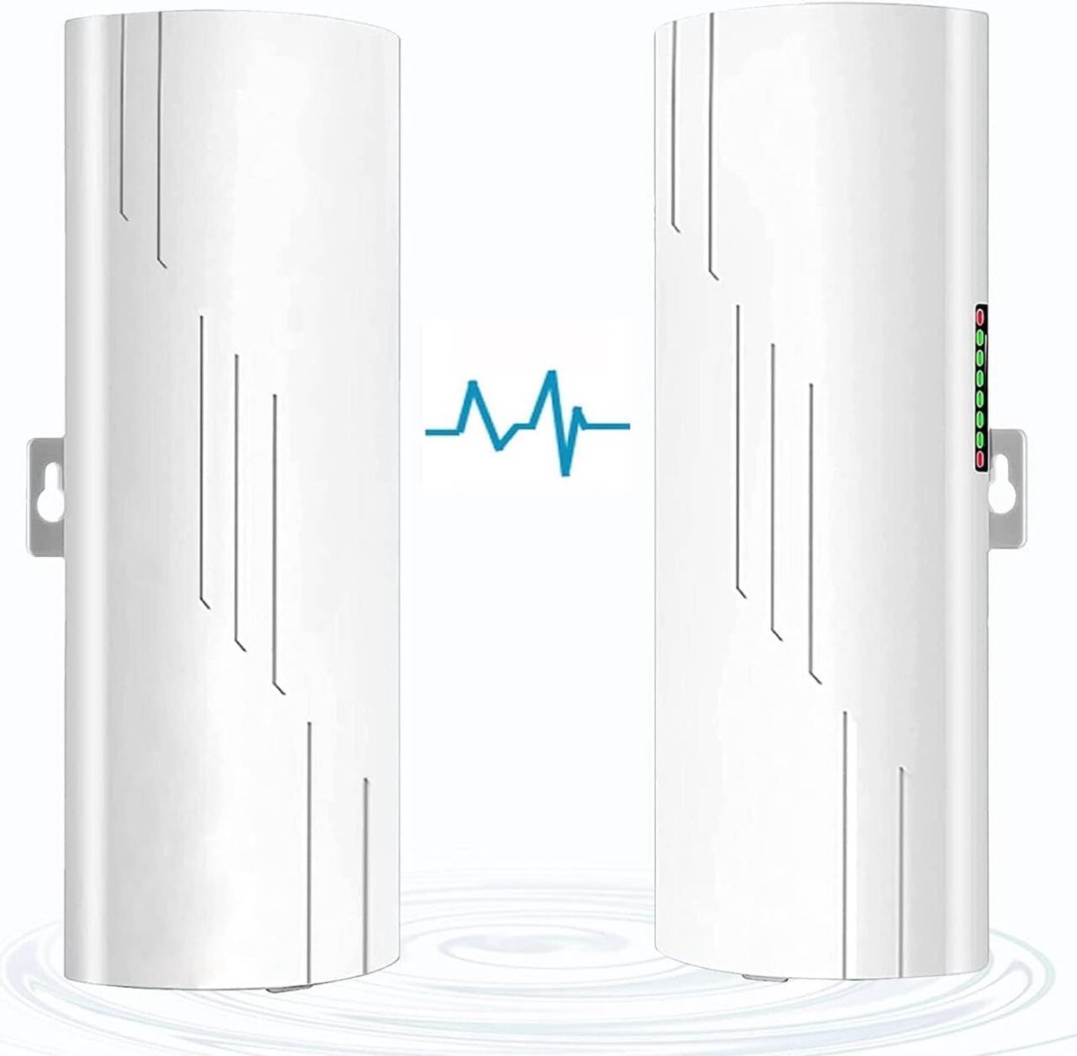 Draadloze Brug - Wifi Extender - Netwerk Uitbreiding - Lange Afstand - 3km Bereik - Wit