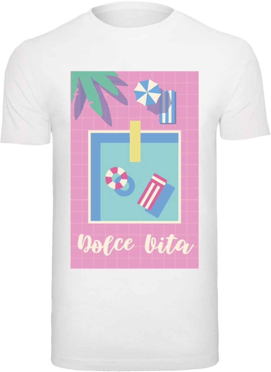 Mister Tee Dolce Vita Heren Tshirt L Wit