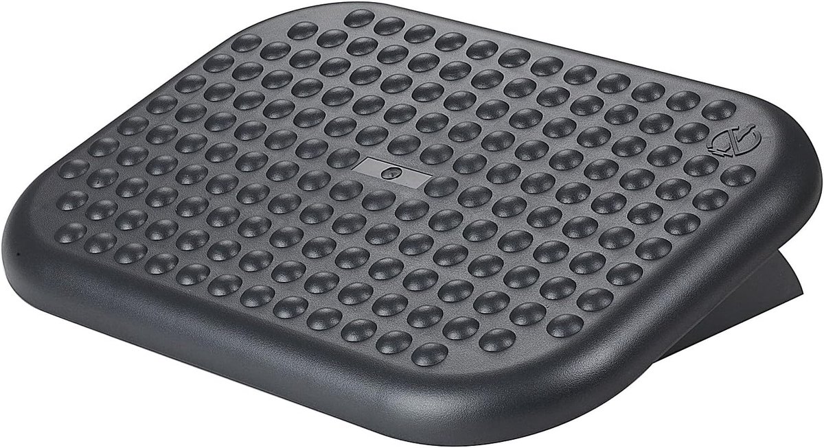 Economy Voetsteun - Zwart 448 x 325 millimeter - Ergonomisch ontwerp Foot rest