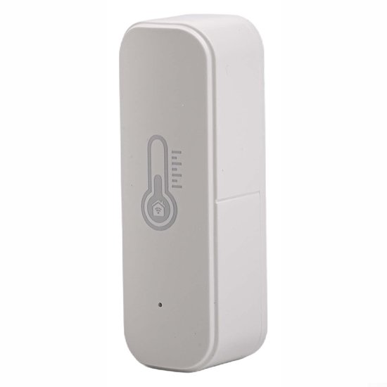 Slimme Hygrometer - Vochtigheid Sensor - Omgeving Monitoren - App Controle Alerts - 100M Bereik - Wit