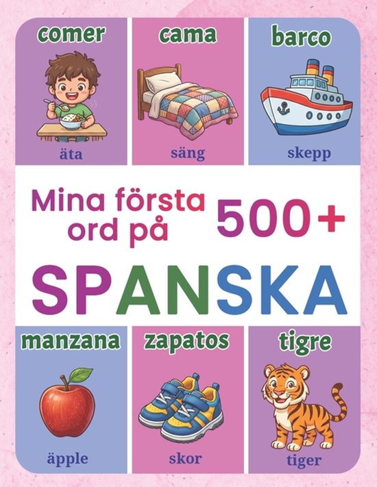 Mina första 500+ ord på spanska - cover