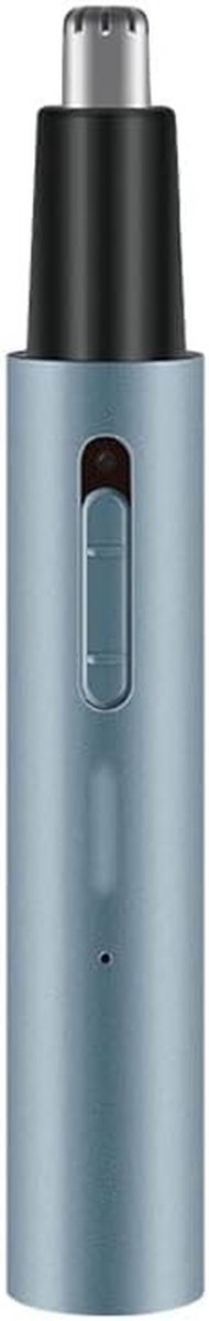 Elektrische Neushaartrimmer - Neus- en Oortrimmer - Verzorging & Hygiëne - 360° Roterend Systeem - 1 Stuk - Blauw