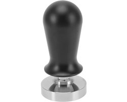 Koffie Tamper - Espresso Aanstamper - Perfect Koffie Zetten - Veerbelast Constante Druk - 51 mm Diameter - Zilver