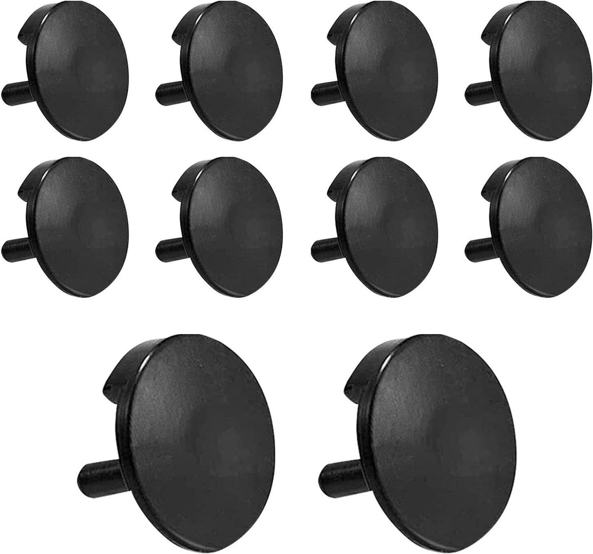 Rubberen Voetjes - Reserveonderdelen - Bescherming Keukenapparaten - Hittebestendig - 10 Stuks - Zwart