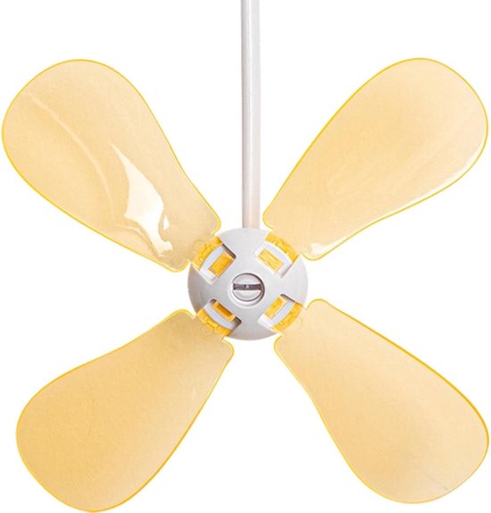Airco Vent Deflector - Wind Blinder - Directe Tocht Voorkomen - Universele Pasvorm - 12x1x21cm - Geel — afbeelding 5