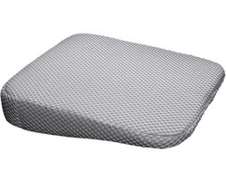 Auto Zitkussen - 46*35*6 cm - Autostoelkussen - Stoelkussen - Comfortabel - Voor een autostoel, bureaustoel, rolstoel - Grijs - Antislip - Traagschuim - Autostoel beschermer - Auto kussen - Universeel - Geschikt voor Auto, Bureaustoel, Bed, Rolstoel