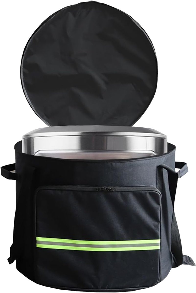 Pizza Oven Tas Barbecue Hoes Buiten Koken Waterdicht Oxford Doek 54x54x40 cm Grijs