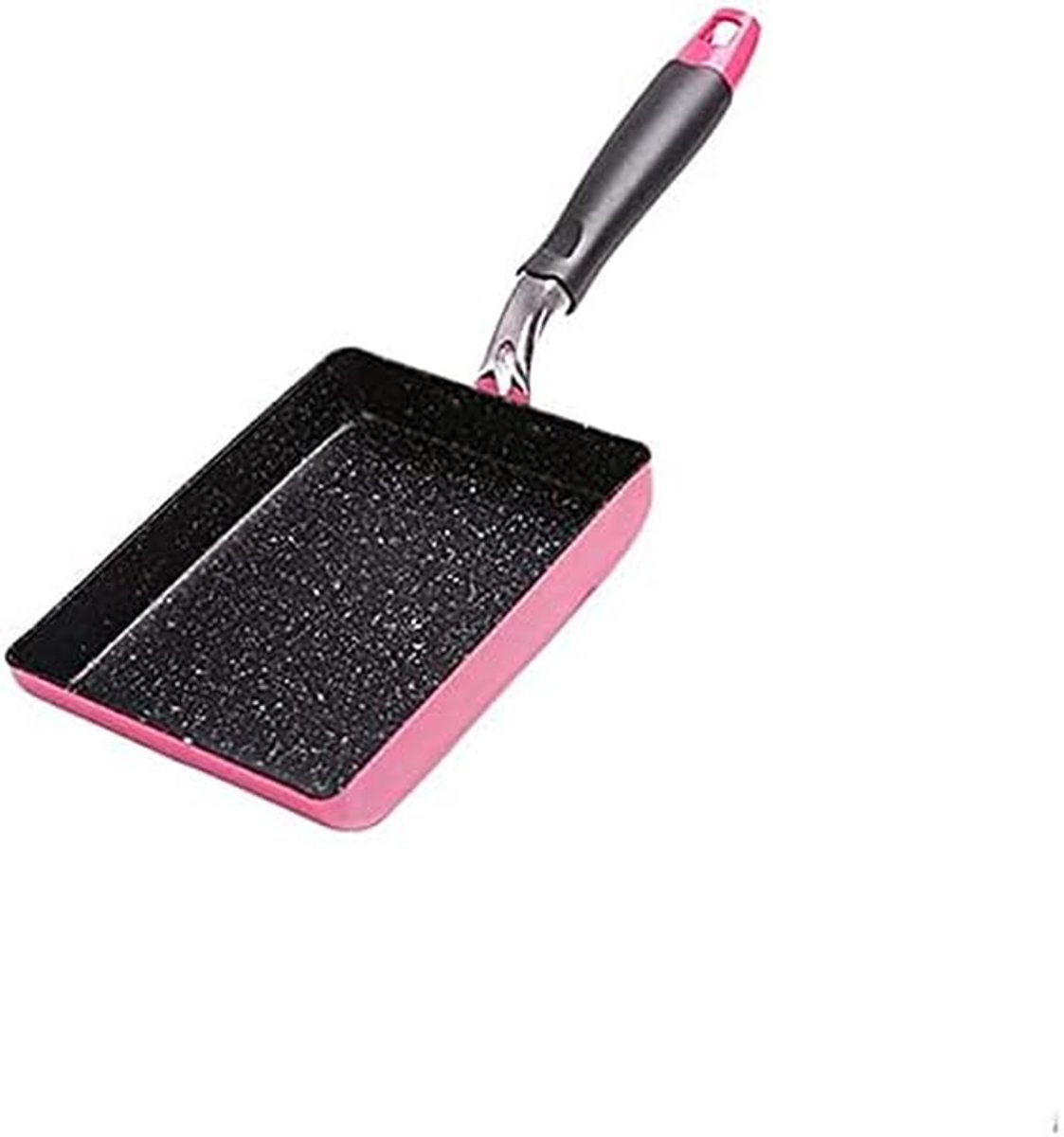 Koekenpan - Omeletpan - Ontbijt Maken - Antiaanbaklaag - 13x18 cm - Rose Black