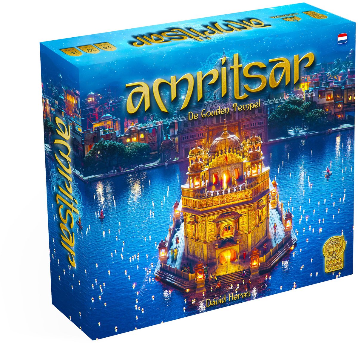 Amritsar bordspel KEG + metalen munten