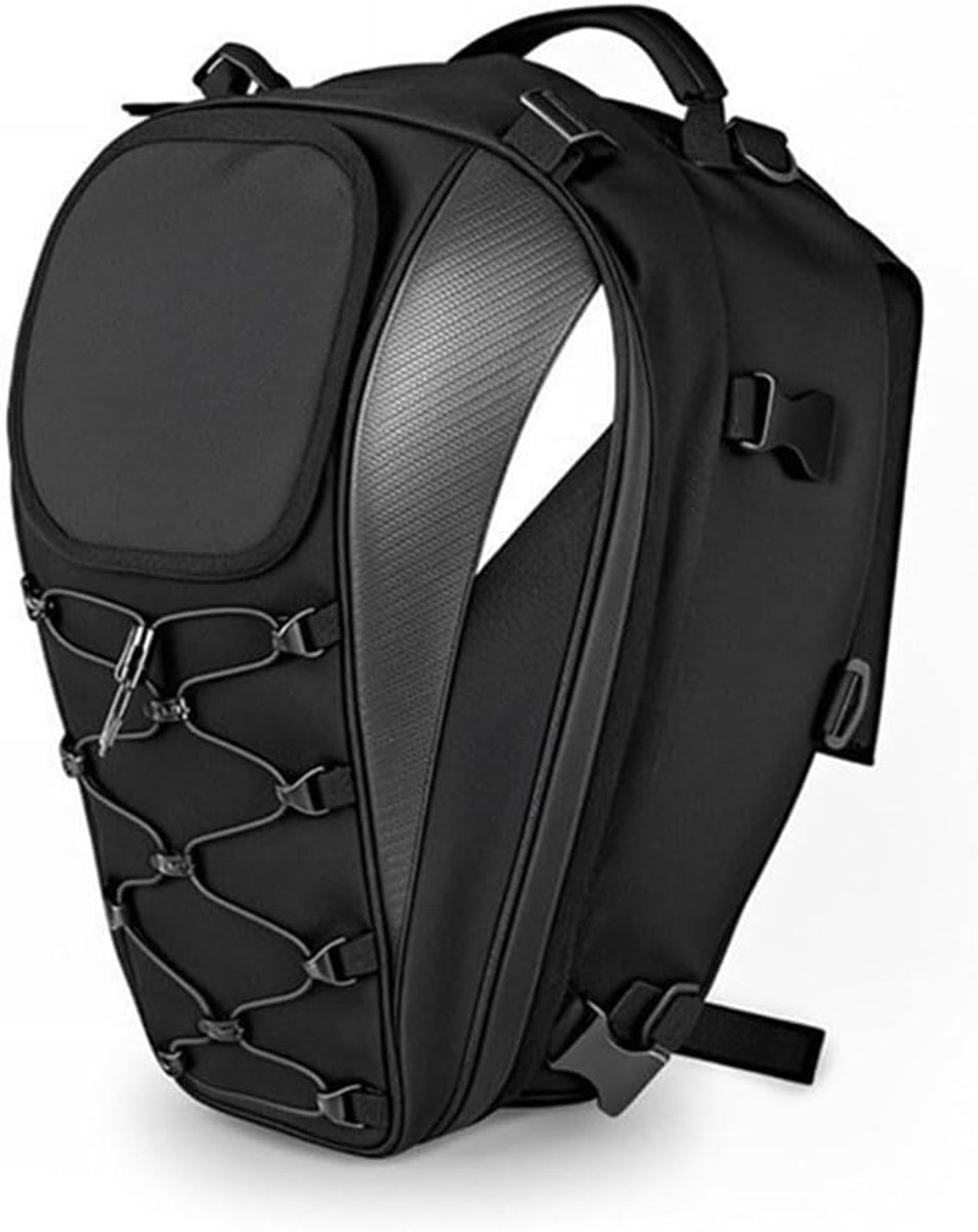 Motorfiets staarttas - Bagage helm rugzak - Motorrijden opslag - Uitbreidbaar waterdicht - 1.5 kg - normal