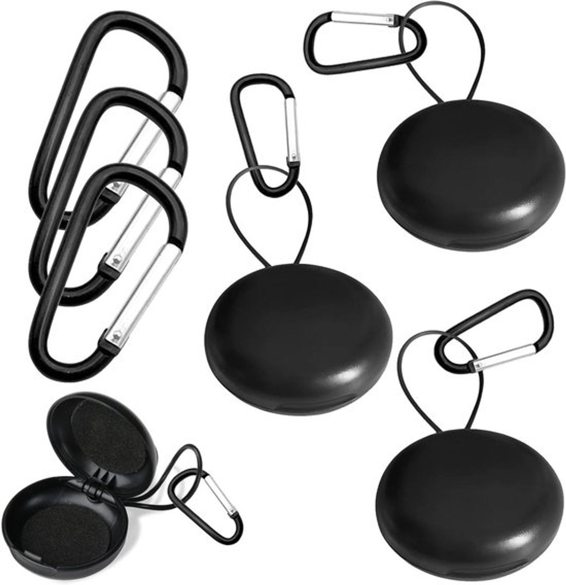 Mini opbergdozen voor oordopjes - 3 stukken Inovra Plus