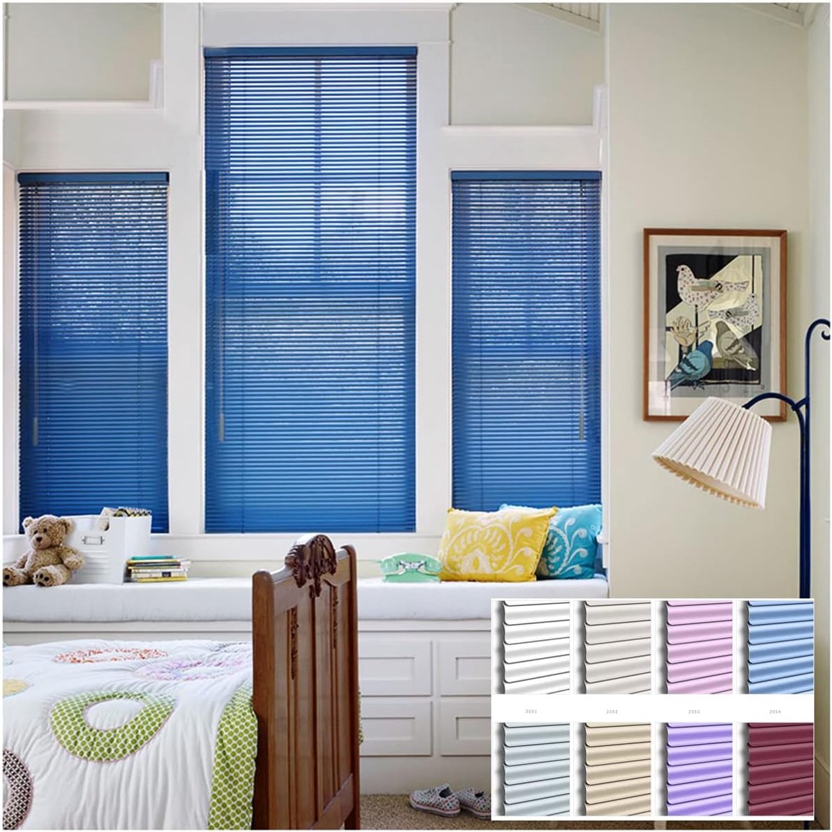 Aluminium Jaloezieën - Raamdecoratie - Privacy Bieden - S-vormige lamellen - W210xH220cm - Zilver