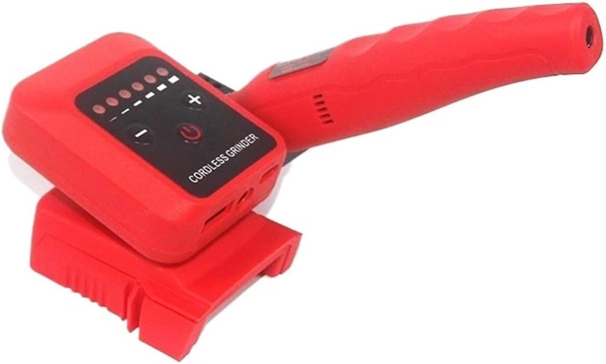 Boorslijper Kleine Slijpmachine - Elektrische Slijper - Precisie Klussen - 6 Snelheidsregeling - 27 cm Doos - Rood