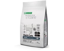 Nature's Protection Superior Care - alle rassen - volwassen donkere katten - Graanvrij met haring - 1,5 kg