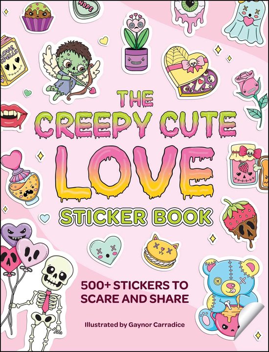 Creepy Cute Gift Series-The Creepy Cute Love Sticker Book