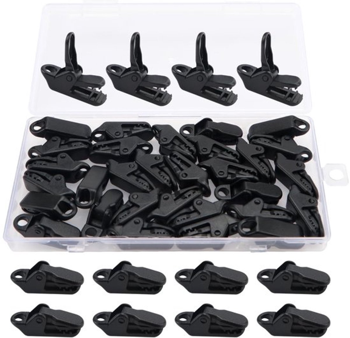 Dailygoods- Tarp Clips 30 Stuks - Tentklemmen - Zeilclips