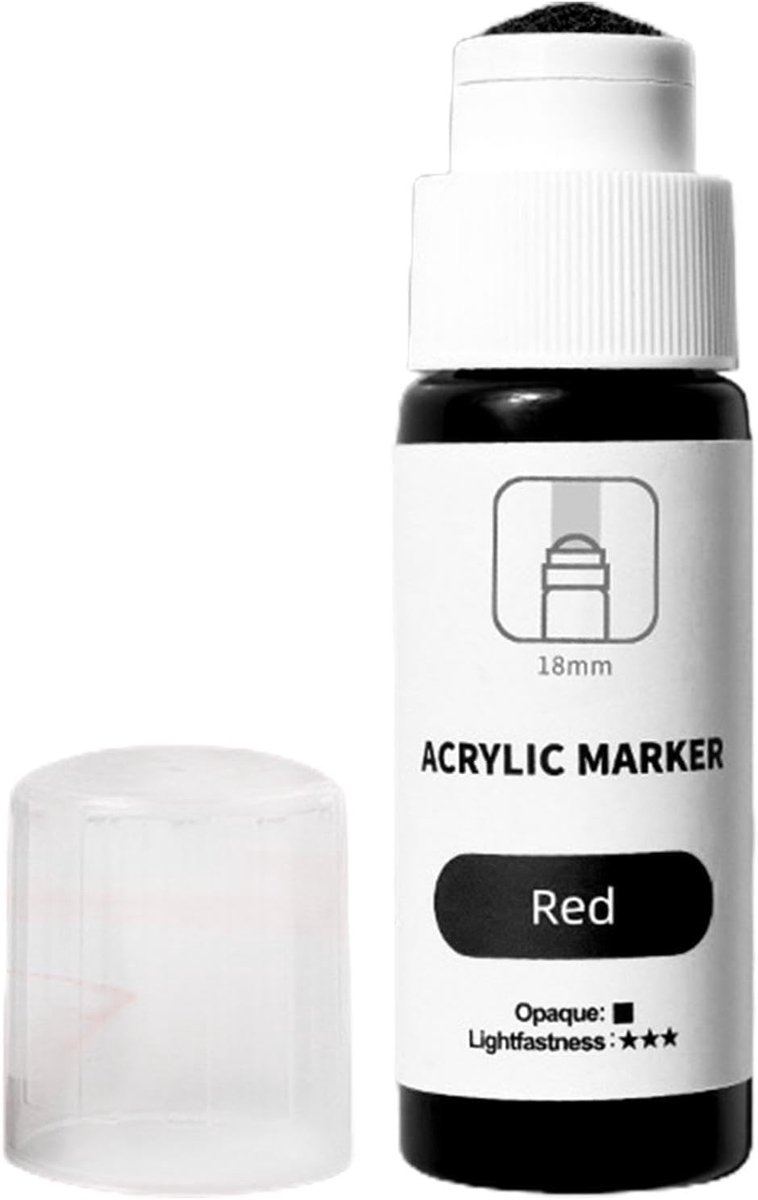 Graffiti Marker - Spuitbus Stift - Artistieke Expressie - Waterdichte Acryl Inkt - 60 ml - Zwart