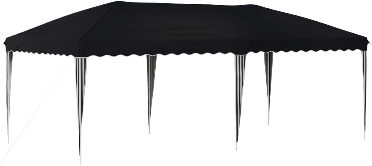 Pop-up Partytent - Ontvangstent Tuinpaviljoen - Feestelijke Bijeenkomsten - Snel Pop-up Systeem - 575 x 290 x 245 cm - Antraciet