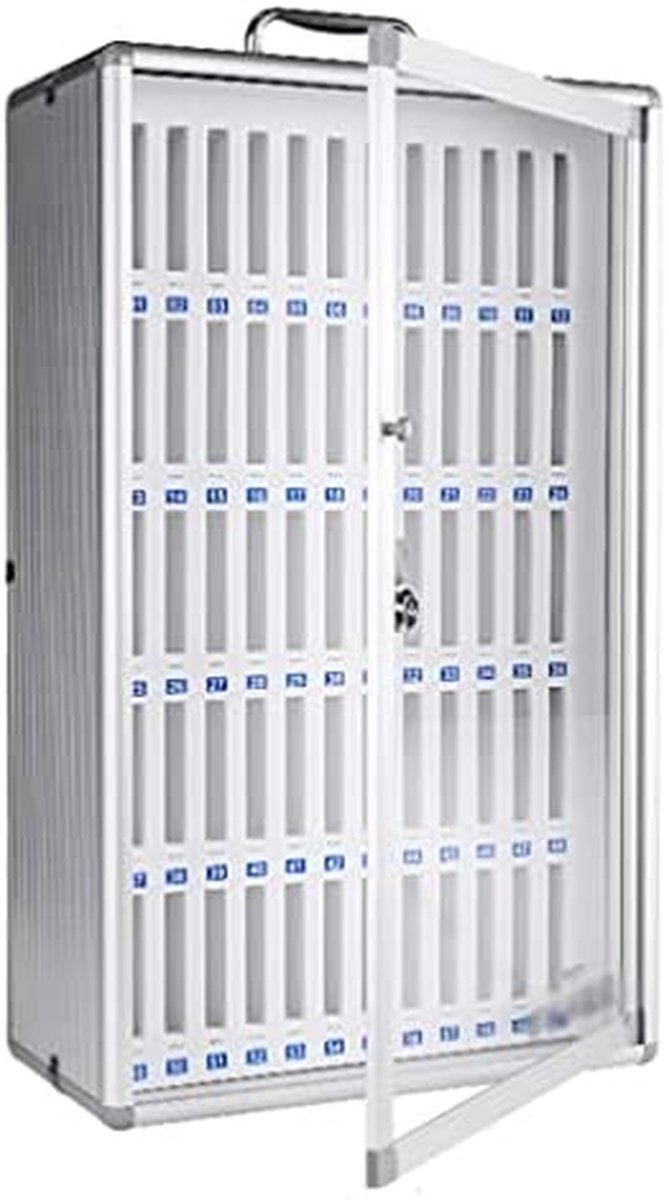 Telefoonkluis - Opbergkastje - Veilige Opslag - Aluminium Legering - Meerdere Vakjes - Zilver