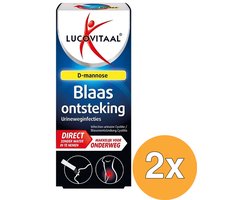 Lucovitaal 2x Blaasontsteking D-mannose Direct (6 sachets)