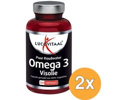 Lucovitaal Lucovitaal 2x Puur Omega 3 Koudwater Visolie (120 capsules) - 120 stuks
