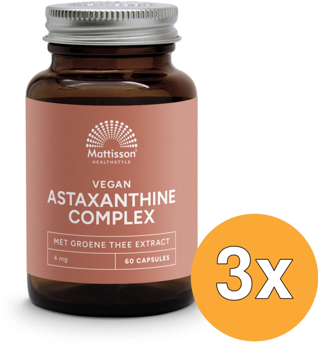 3x Mattisson Astaxanthine Complex (60 capsules)